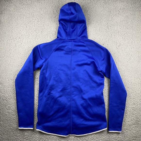 NWT Women Loose Coldgear Under Armour Blue FSU Bronco FootBall Hoodie Sz Medium - Picture 9 of 10